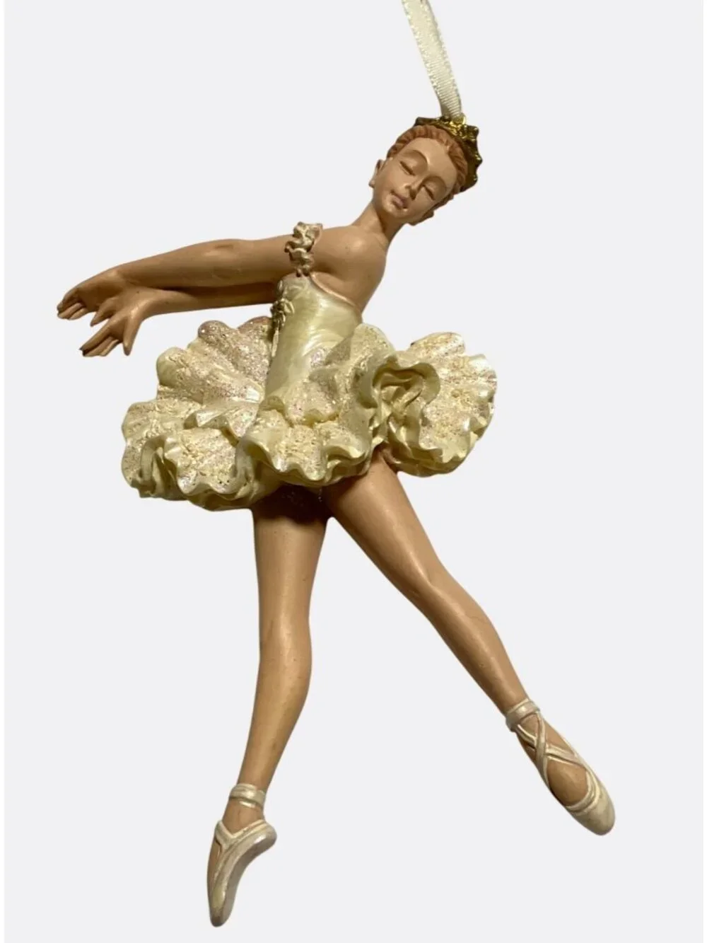 Ballet Dancer Ballerina Christmas Hanging Ornament Figurine - Picture 8 of 11